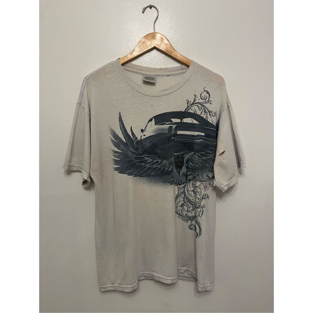 Vintage Car Graphic T-Shirt Size L